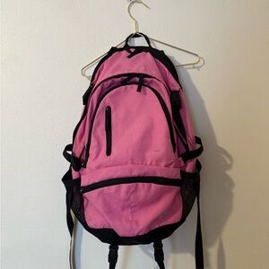 Nike Pink and Black Backpack